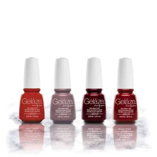 Vernis semi-permanent Peggy Sage couleur rouge, pour manucure professionnelle.