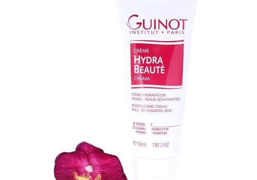 Flacon de crème hydratante anti-âge Guinot, produits de beauté professionnels Pavillons-sous-Bois