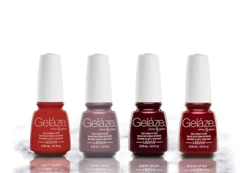 Vernis semi-permanent Peggy Sage couleur rouge, pour manucure professionnelle.